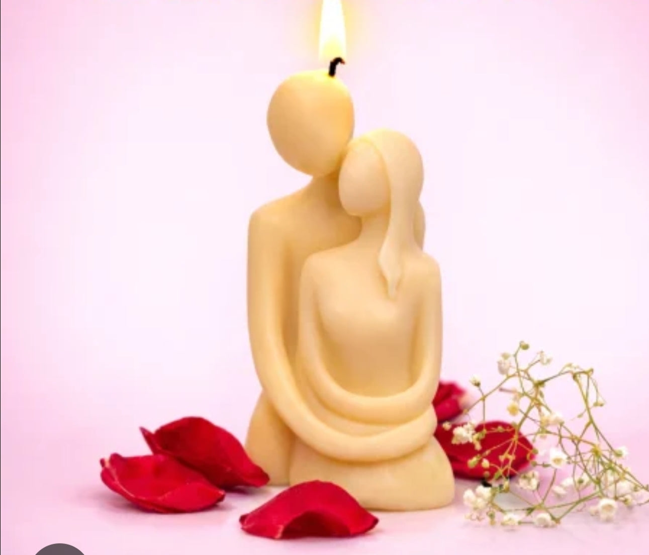 Embrace Sculpture Candle